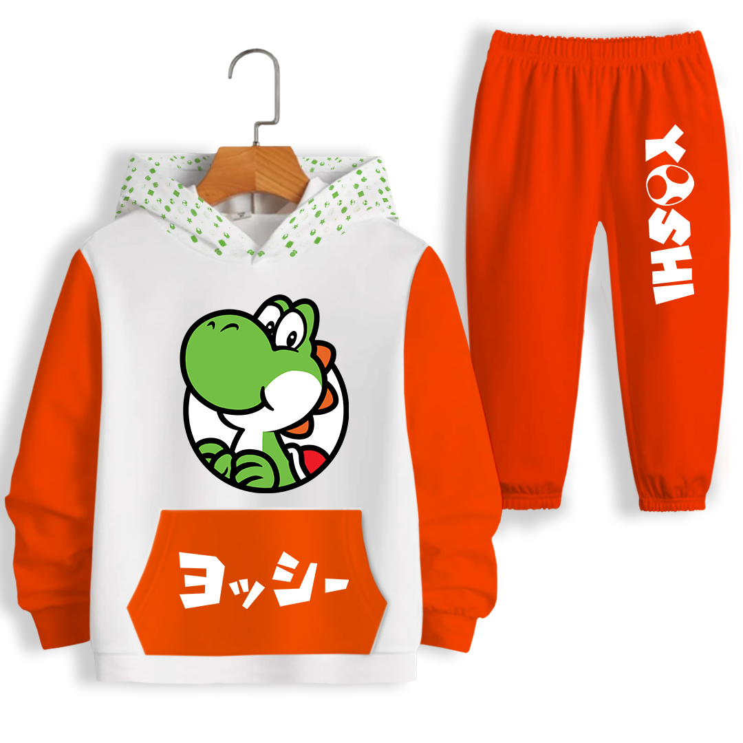 Sudadera y Pants King Yoshi Multicolor para Niño