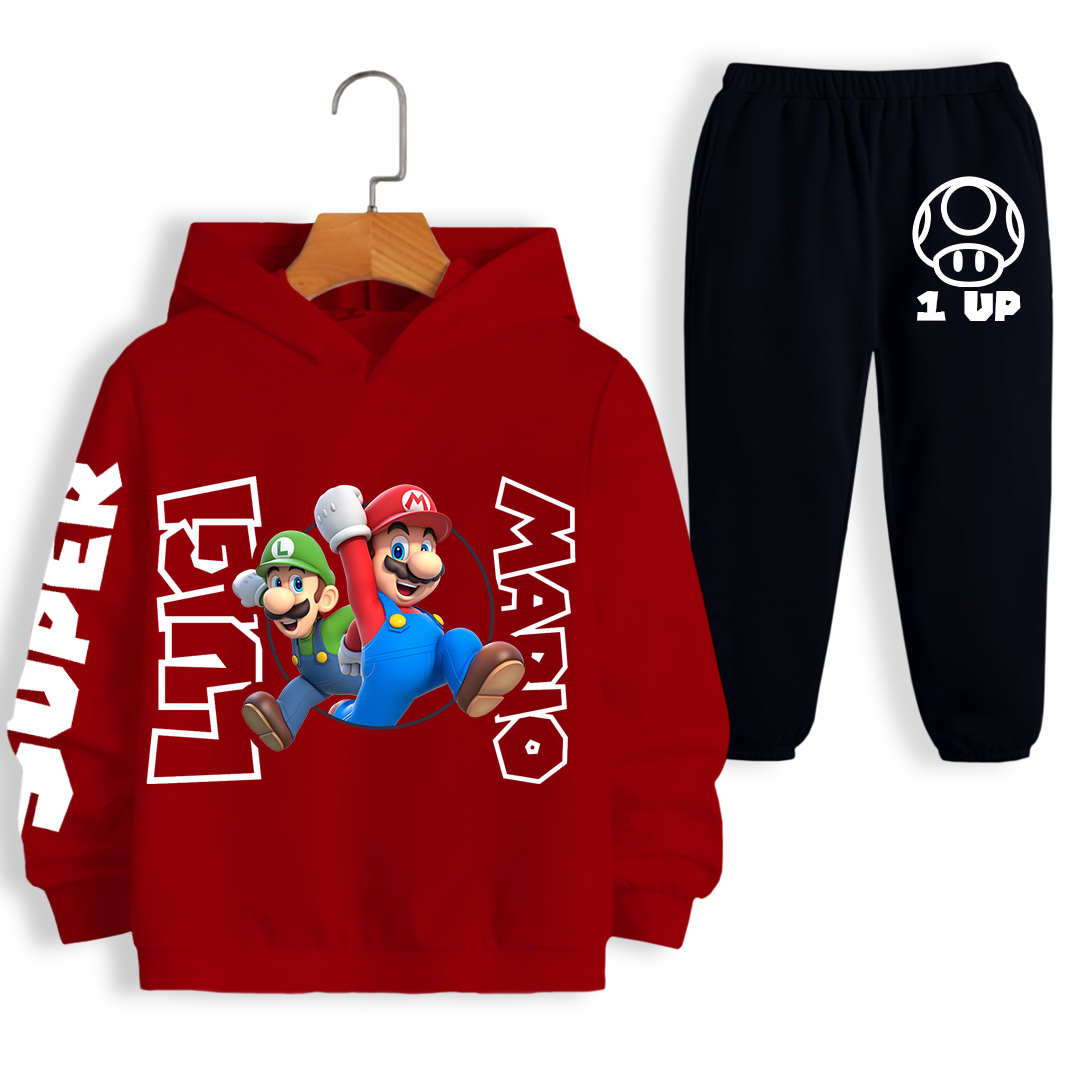 Conjunto con Pants King Rojo para Niño