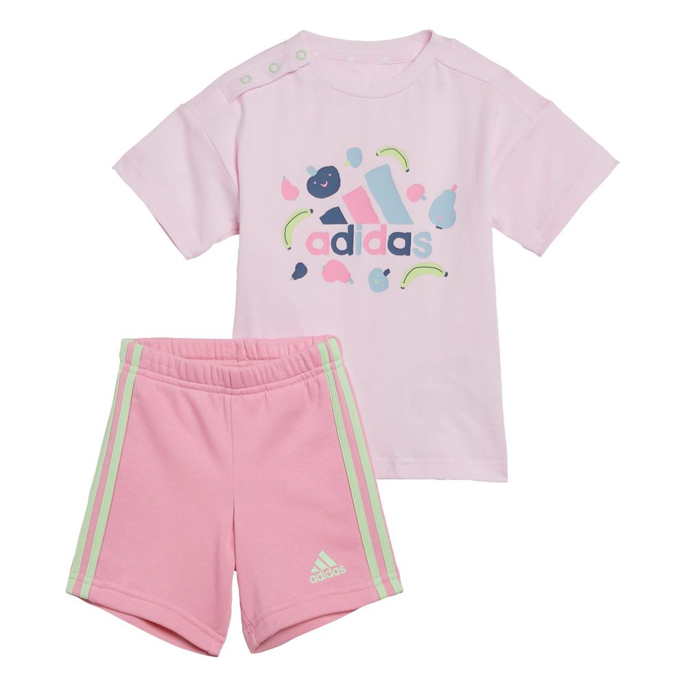 Conjunto con Short Adidas Essentials para Niña