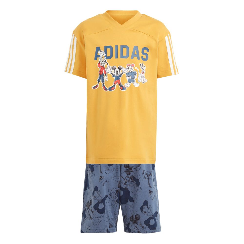 Conjunto de Playera Adidas X Disney Mickey Mouse Amarillo para Niños