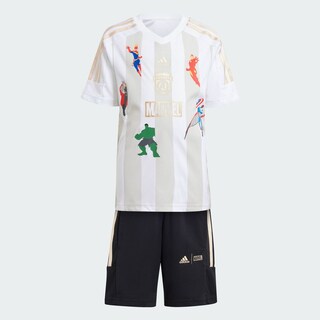 Foto 2 | Conjunto Playera Marvel's Avengers Adidas Blanco Niños