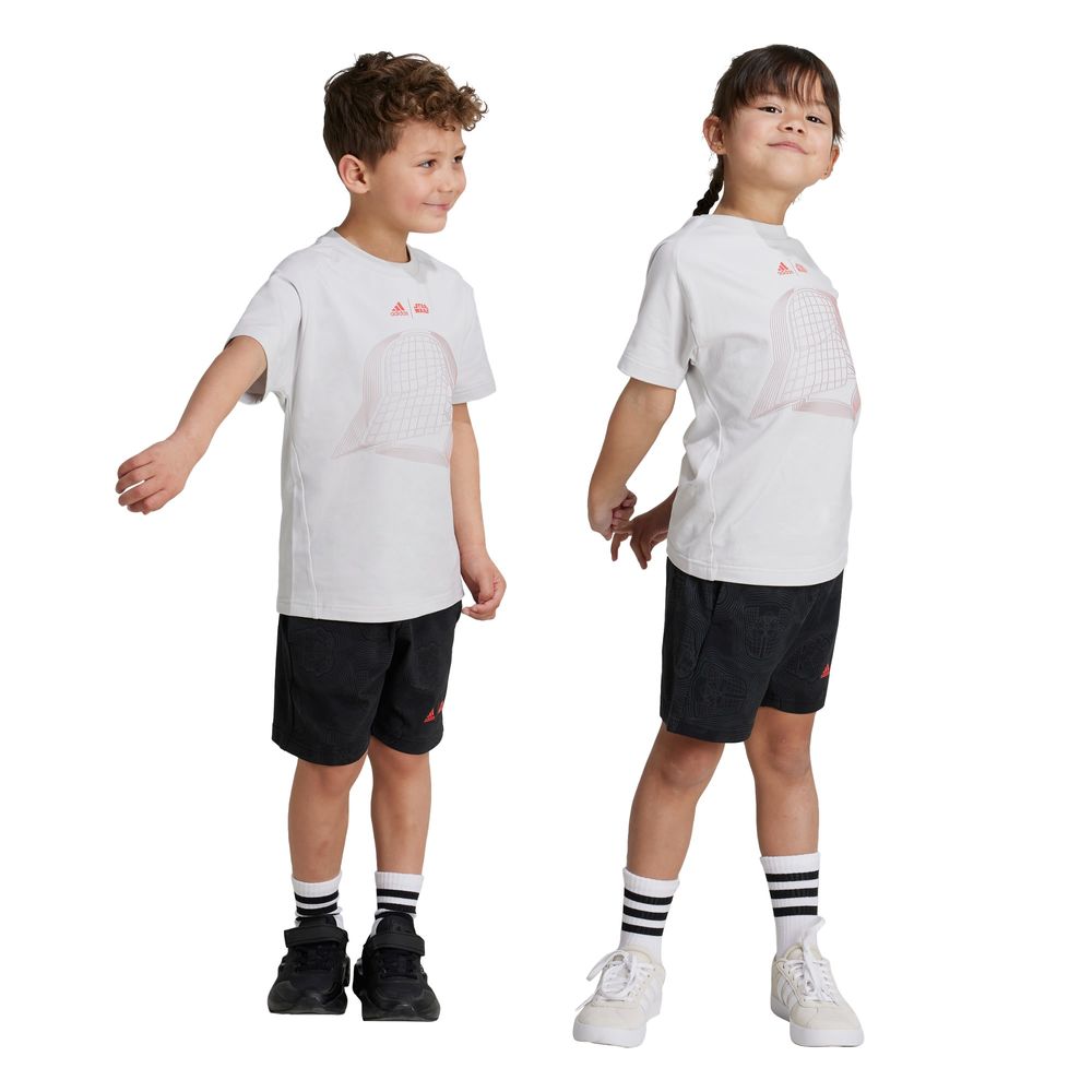 Foto 4 pulgar | Conjunto De Playera Adidas Star Wars Kids Adidas Gris Niños