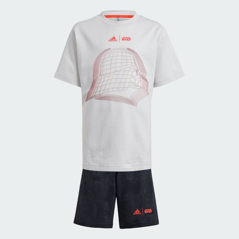 Foto 5 pulgar | Conjunto De Playera Adidas Star Wars Kids Adidas Gris Niños