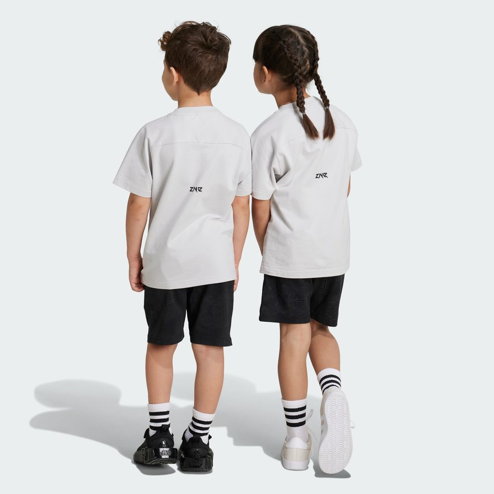 Foto 6 pulgar | Conjunto De Playera Adidas Star Wars Kids Adidas Gris Niños