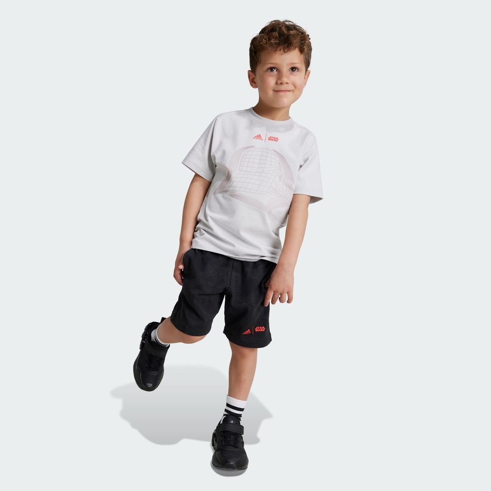 Foto 7 pulgar | Conjunto De Playera Adidas Star Wars Kids Adidas Gris Niños