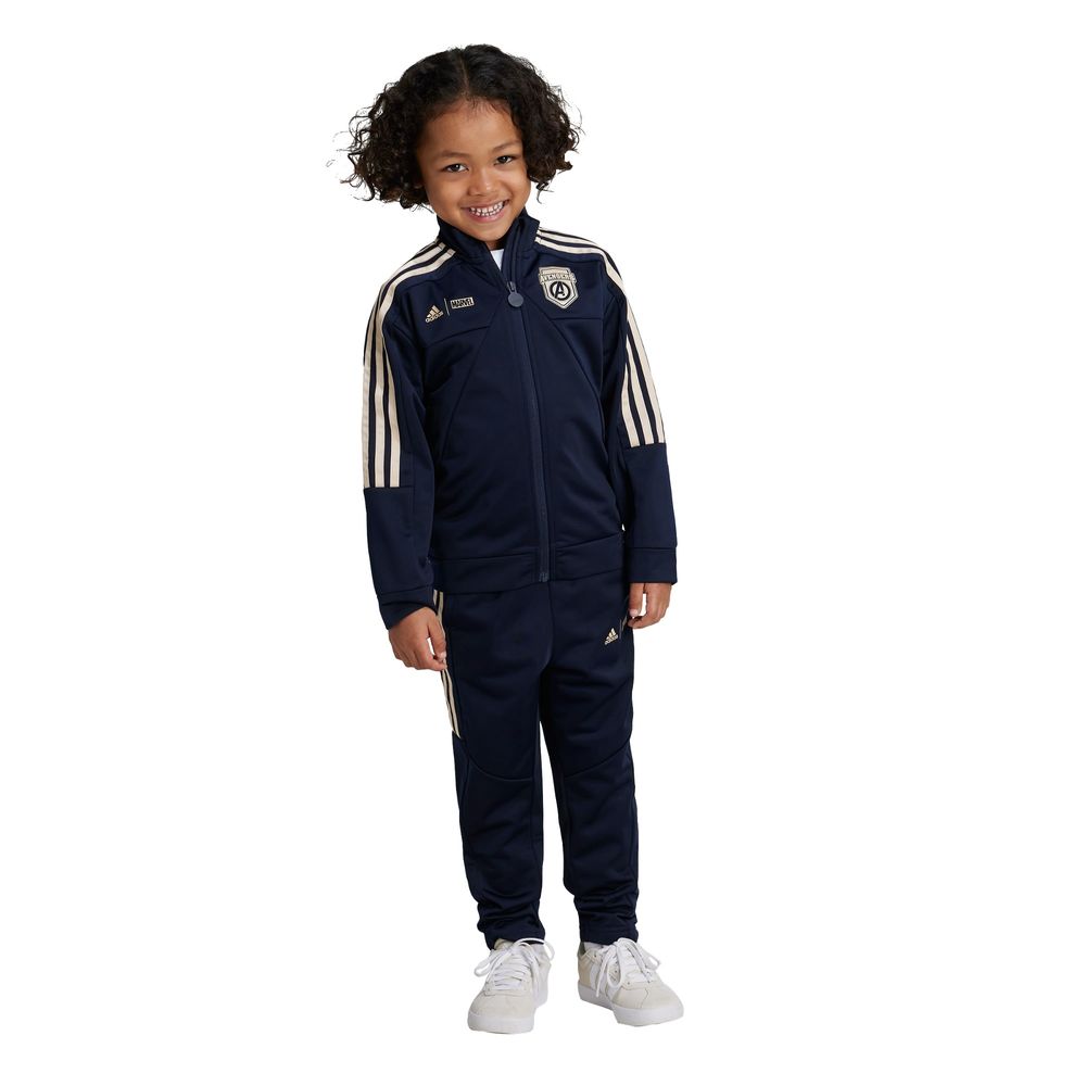 Foto 3 pulgar | Conjunto Tiro Marvel Avengers Adidas Azul Niños