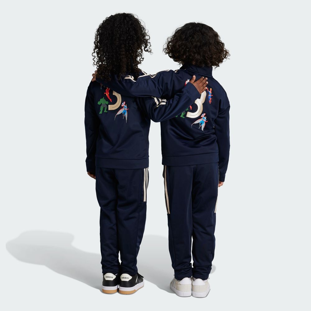 Foto 6 pulgar | Conjunto Tiro Marvel Avengers Adidas Azul Niños