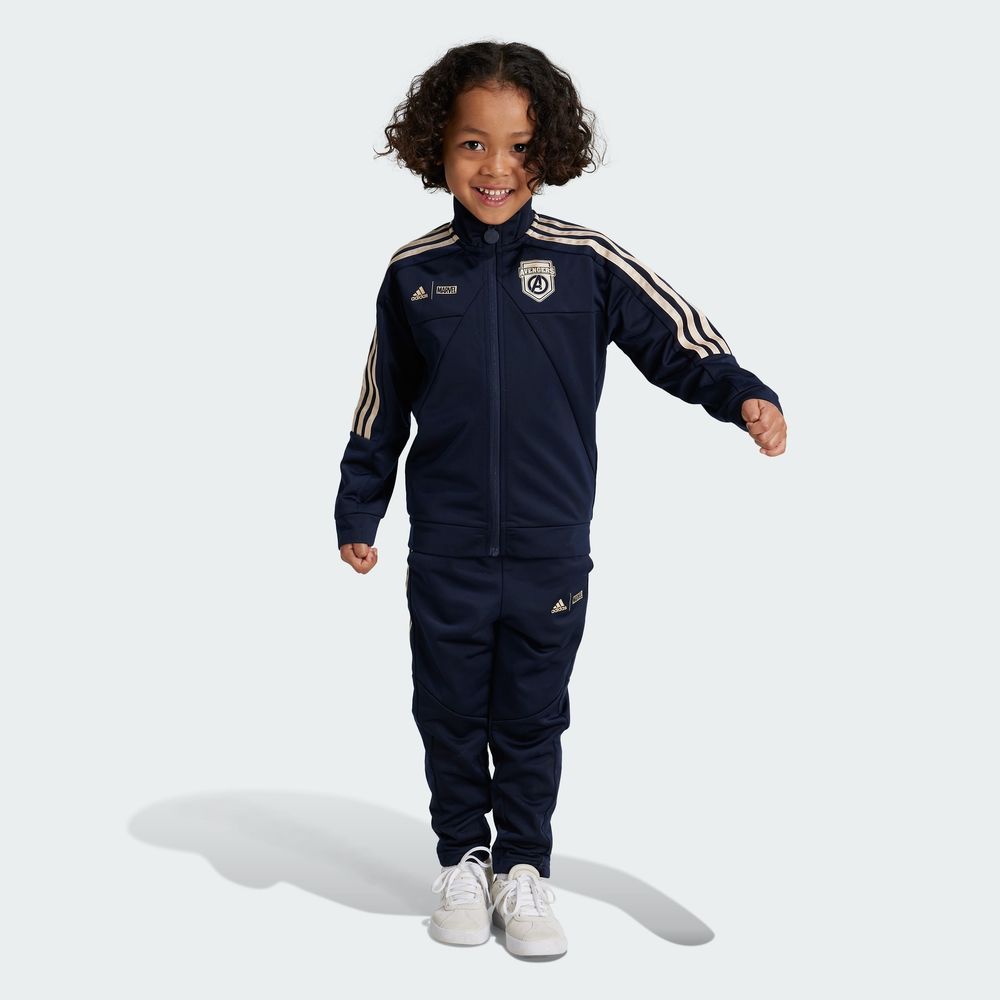 Foto 7 pulgar | Conjunto Tiro Marvel Avengers Adidas Azul Niños