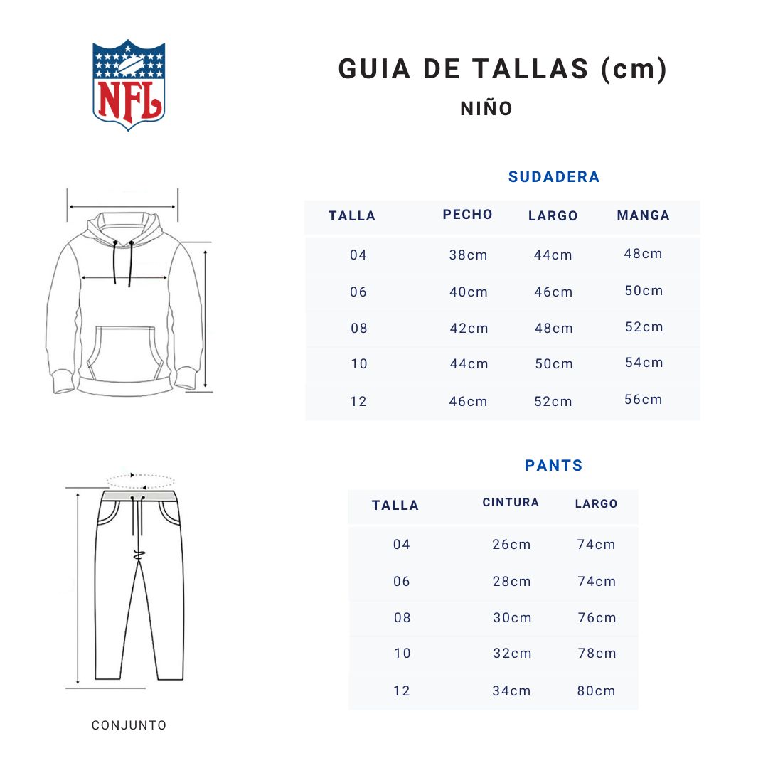 Foto 7 pulgar | Conjunto Deportivo Nfl Para Niño Buffalo Bills  100% Original