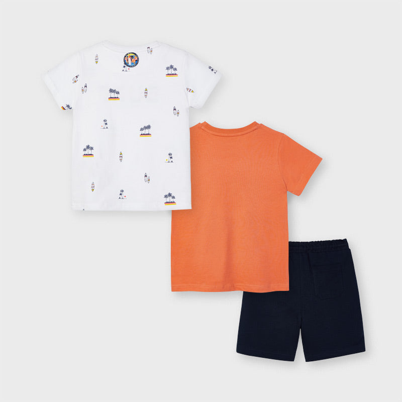 Foto 2 | Conjunto Punto 2 Camisetas Y Short Mayoral