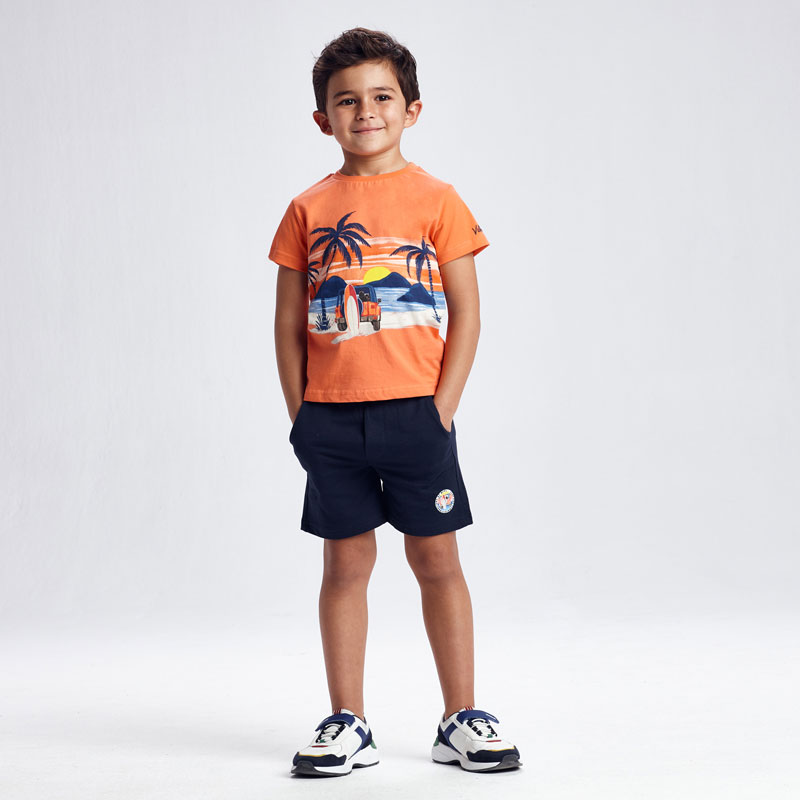 Foto 5 pulgar | Conjunto Punto 2 Camisetas Y Short Mayoral