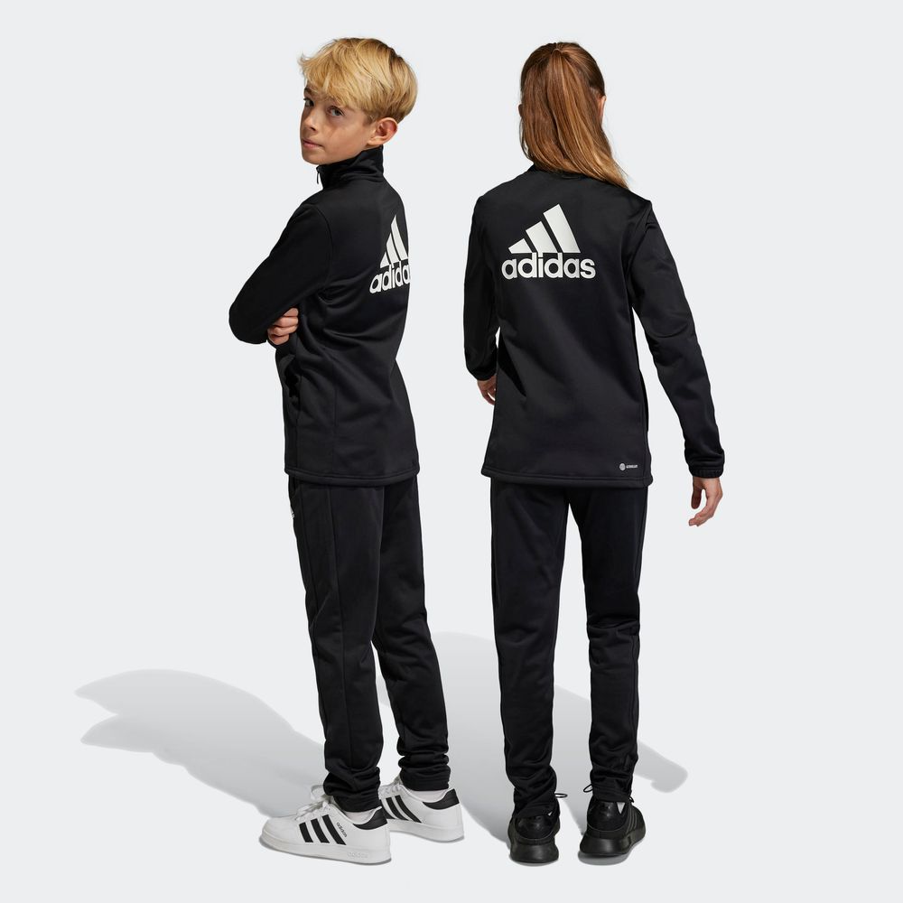 Foto 6 pulgar | Conjunto Essentials Big Logo Adidas Negro Niños
