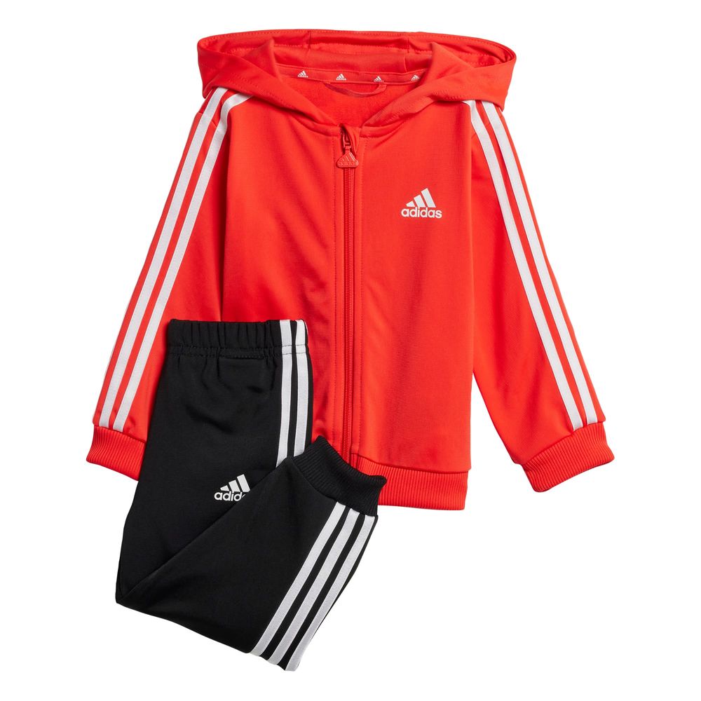 Conjunto Deportivo Con Gorro Essentials Shiny Adidas Naranja Niños