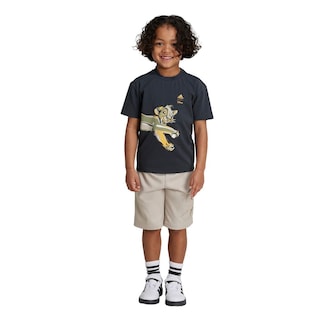 Foto 2 | Conjunto de Playera Y Shorts Adidas Disney Lion King Gris