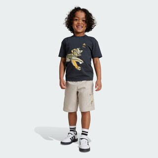 Foto 6 | Conjunto de Playera Y Shorts Adidas Disney Lion King Gris