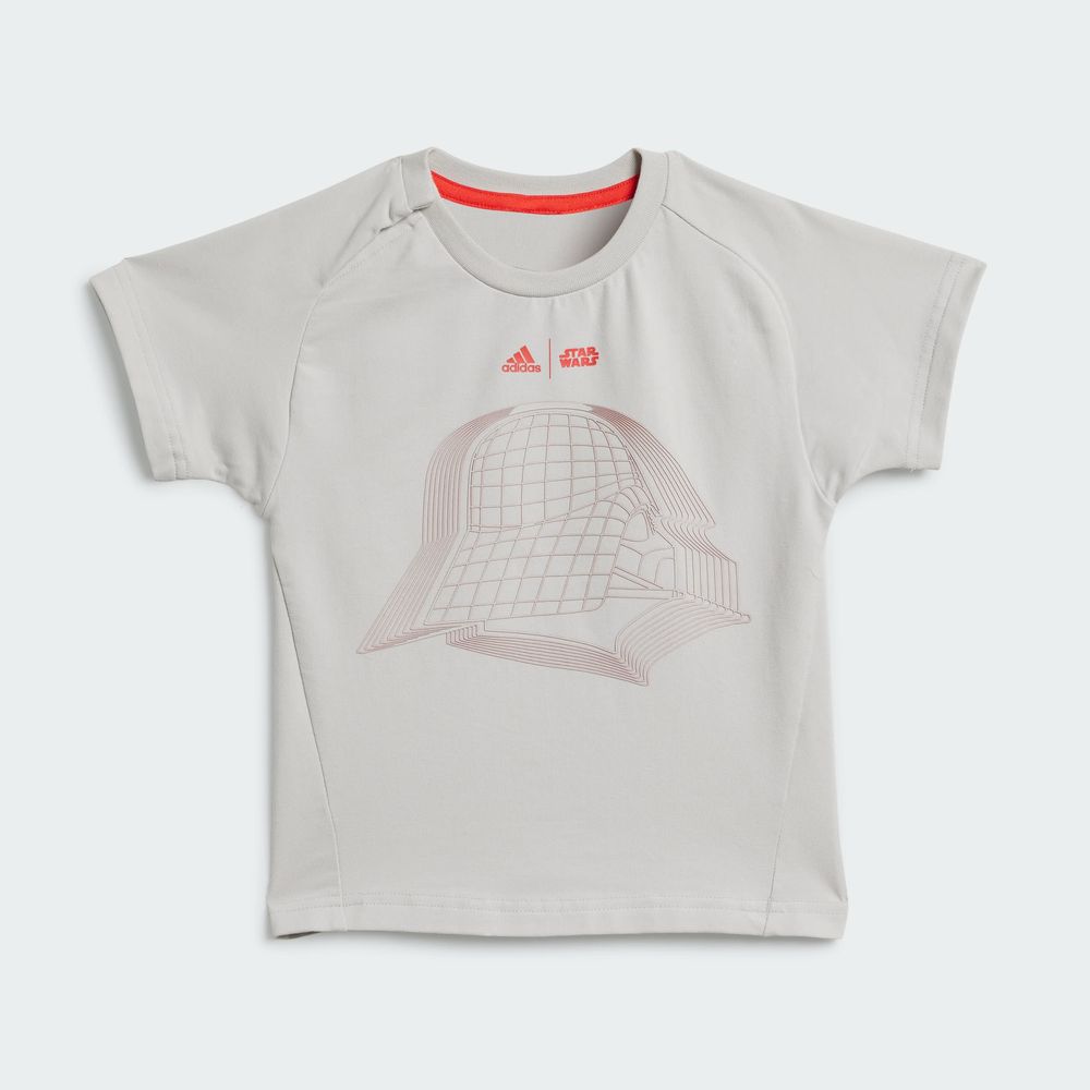 Foto 5 pulgar | Conjunto De Playera Adidas Star Wars Kids Adidas Gris Niños