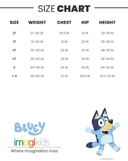 Foto 7 | Camiseta Sin Mangas Y Pantalones Cortos Para Cosplay Bluey Para Niñas Pequeñas, Talla 6 - Venta Internacional.