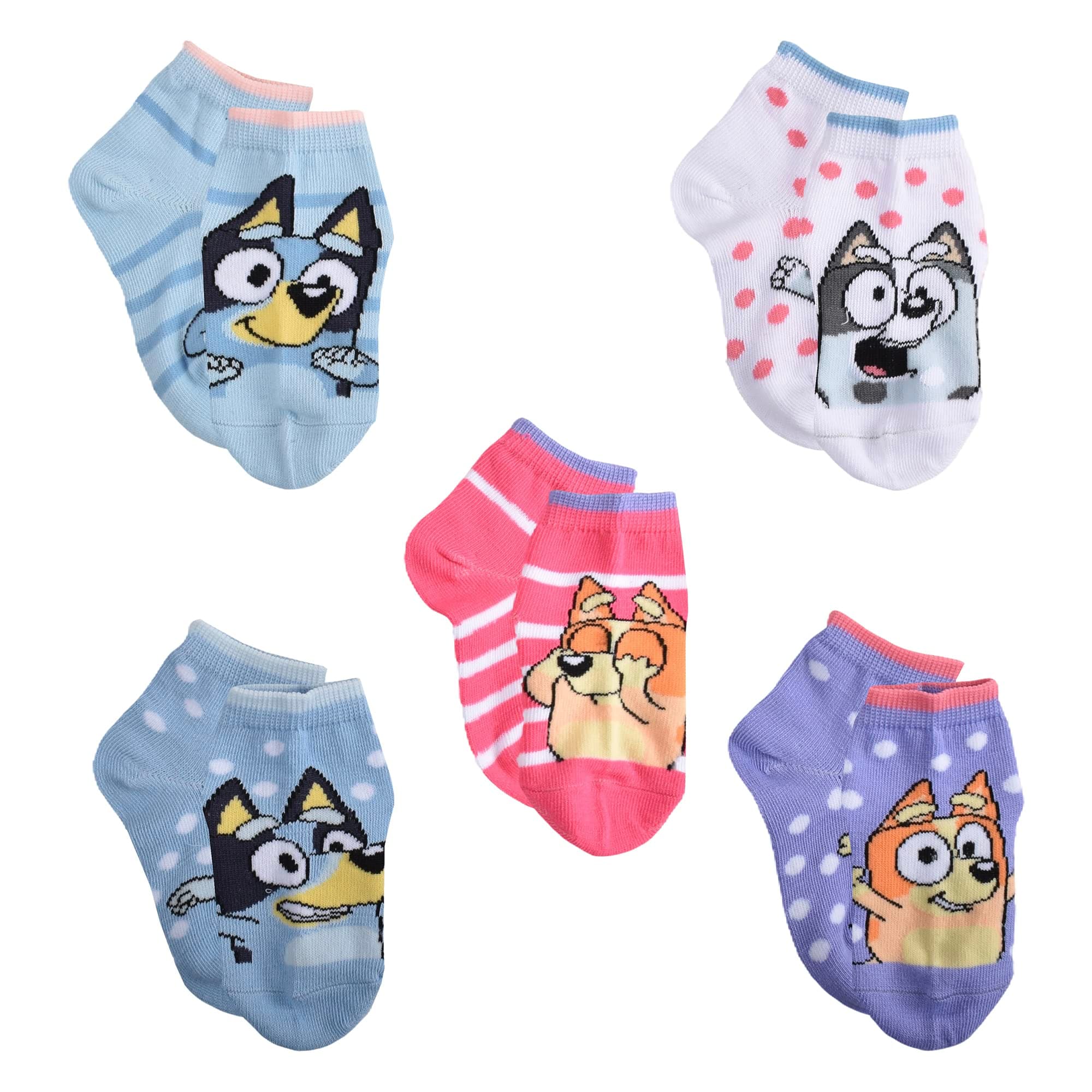Calcetines Easy Spirit Kids Con Personajes Azules Claros - Venta Internacional. $363