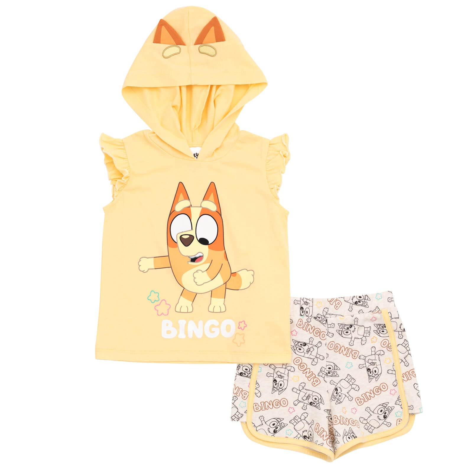 Set De Ropa Bluey Bingo Little Girls Cosplay De 6 Años - Venta Internacional.