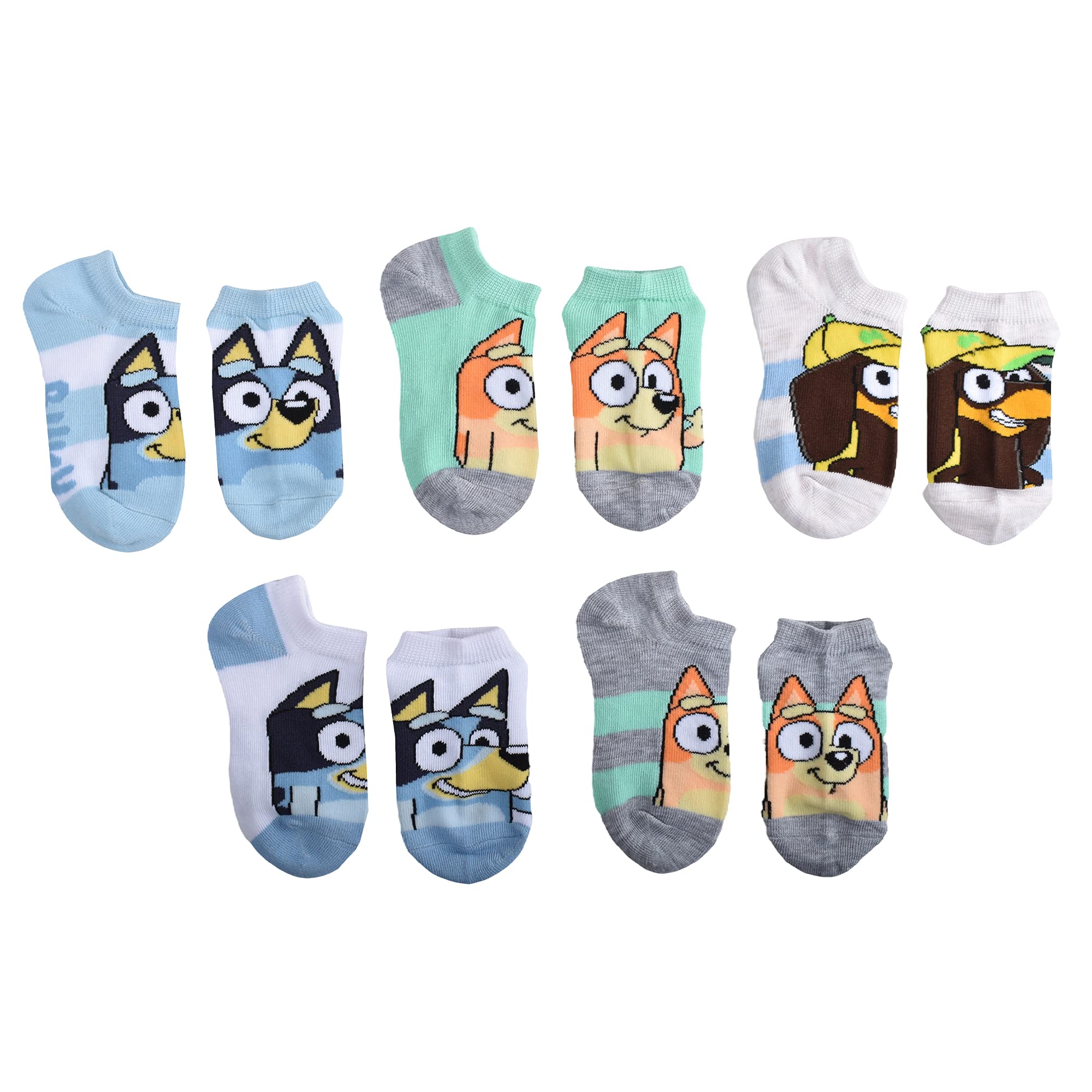 Foto 3 pulgar | Calcetines Easy Spirit Para Niños Con Personajes Azules Y Azules, Talla Pequeña - Venta Internacional.