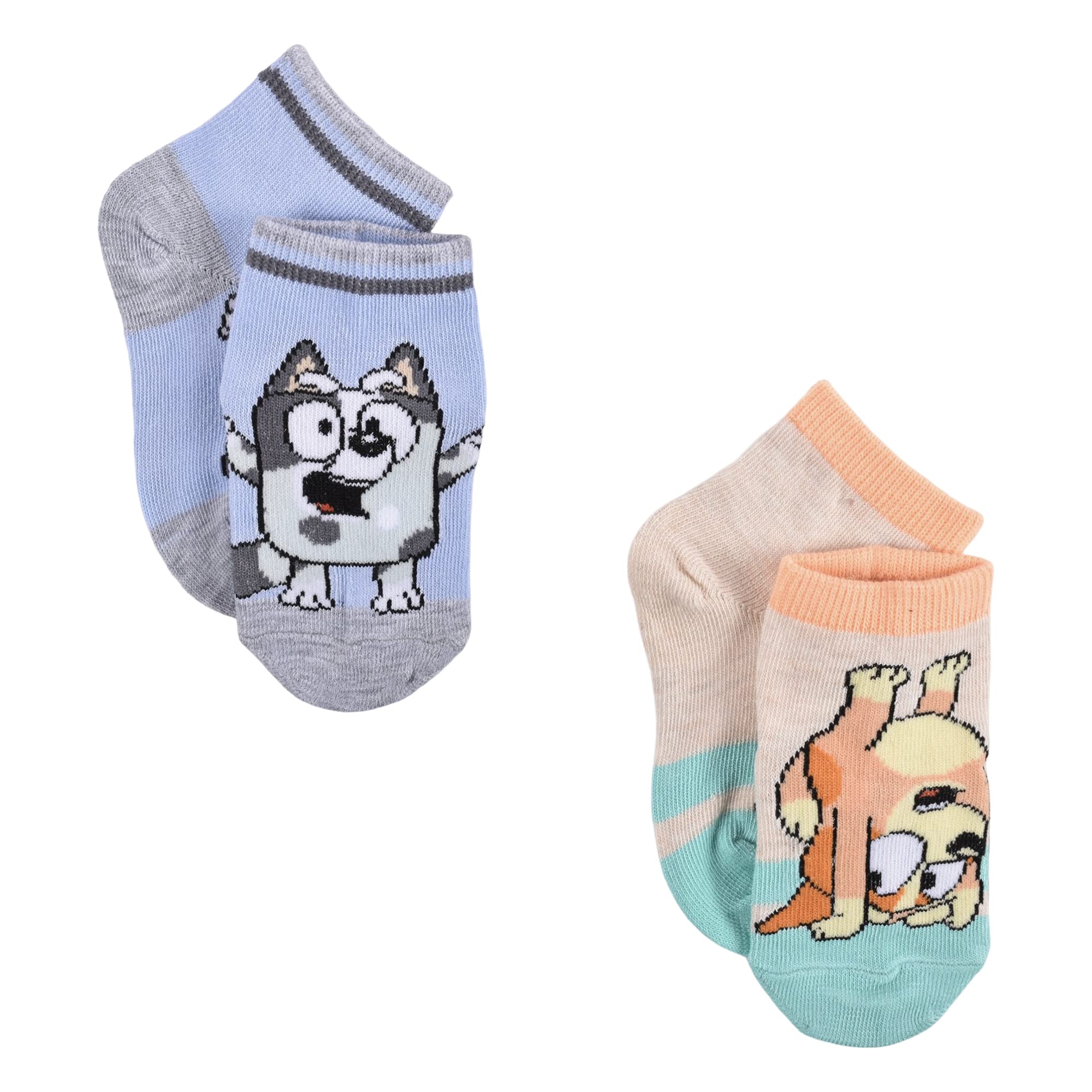 Foto 5 pulgar | Calcetines Bluey Quarter Para Niños De 2 A 4 Toneladas, Paquete De 10 Unidades, Color Blanco - Venta Internacional.