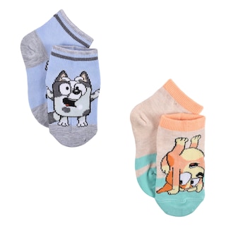 Foto 4 | Calcetines Bluey Quarter Para Niños De 2 A 4 Toneladas, Paquete De 10 Unidades, Color Blanco - Venta Internacional.