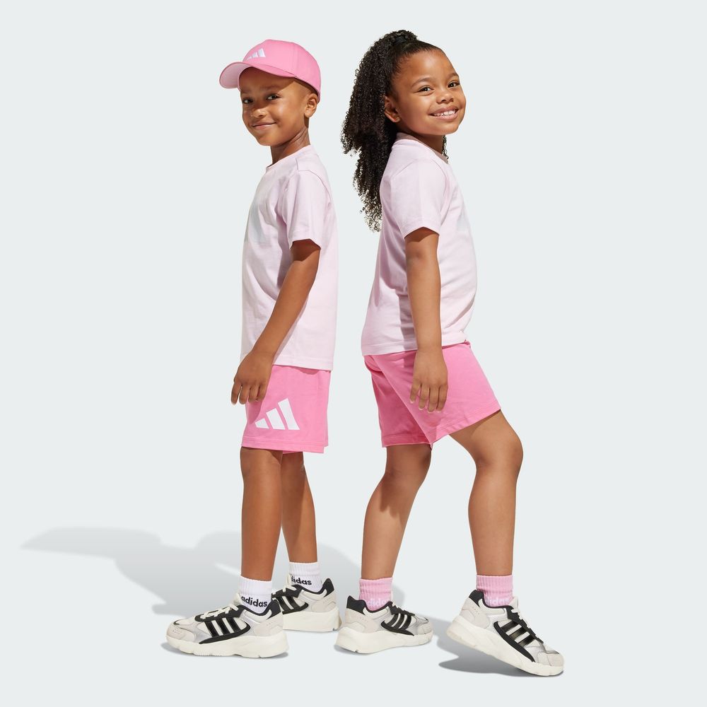 Foto 6 pulgar | Conjunto Adidas Lk Bl T Rosa