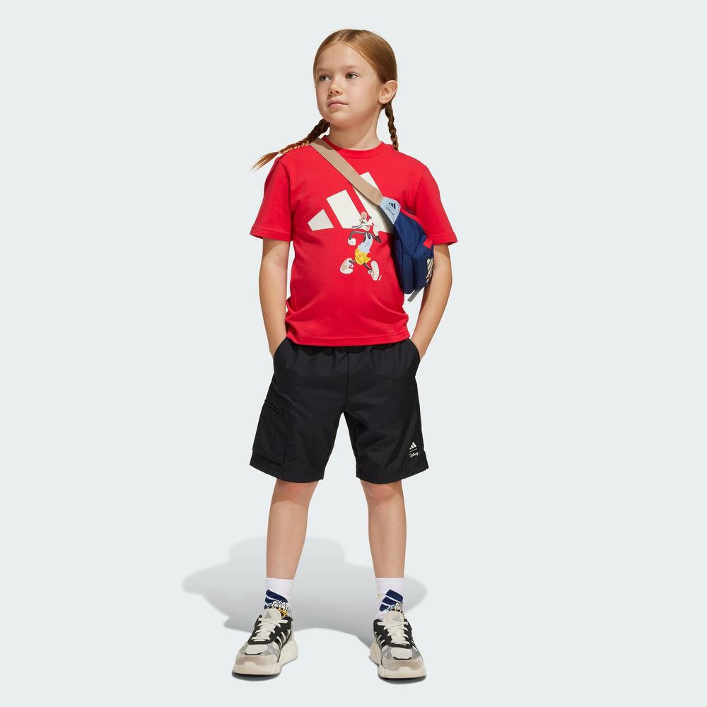 Foto 7 pulgar | Conjunto Playera Y Pants Corto Adidas X Disney Mickey Mouse (niños) Adidas Rojo Niños