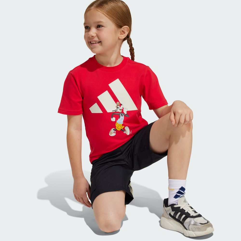 Foto 9 pulgar | Conjunto Playera Y Pants Corto Adidas X Disney Mickey Mouse (niños) Adidas Rojo Niños