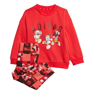 Foto 1 | Conjunto Adidas X Disney Mickey Mouse (bebé) Adidas Rojo Niños