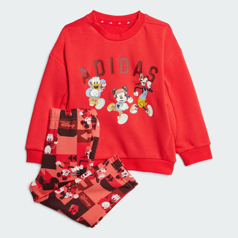 Foto 4 pulgar | Conjunto Adidas X Disney Mickey Mouse (bebé) Adidas Rojo Niños