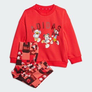 Foto 3 | Conjunto Adidas X Disney Mickey Mouse (bebé) Adidas Rojo Niños