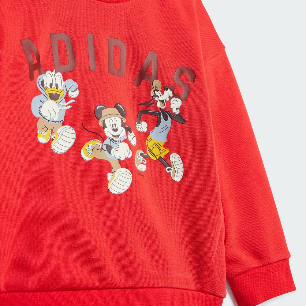 Foto 9 pulgar | Conjunto Adidas X Disney Mickey Mouse (bebé) Adidas Rojo Niños