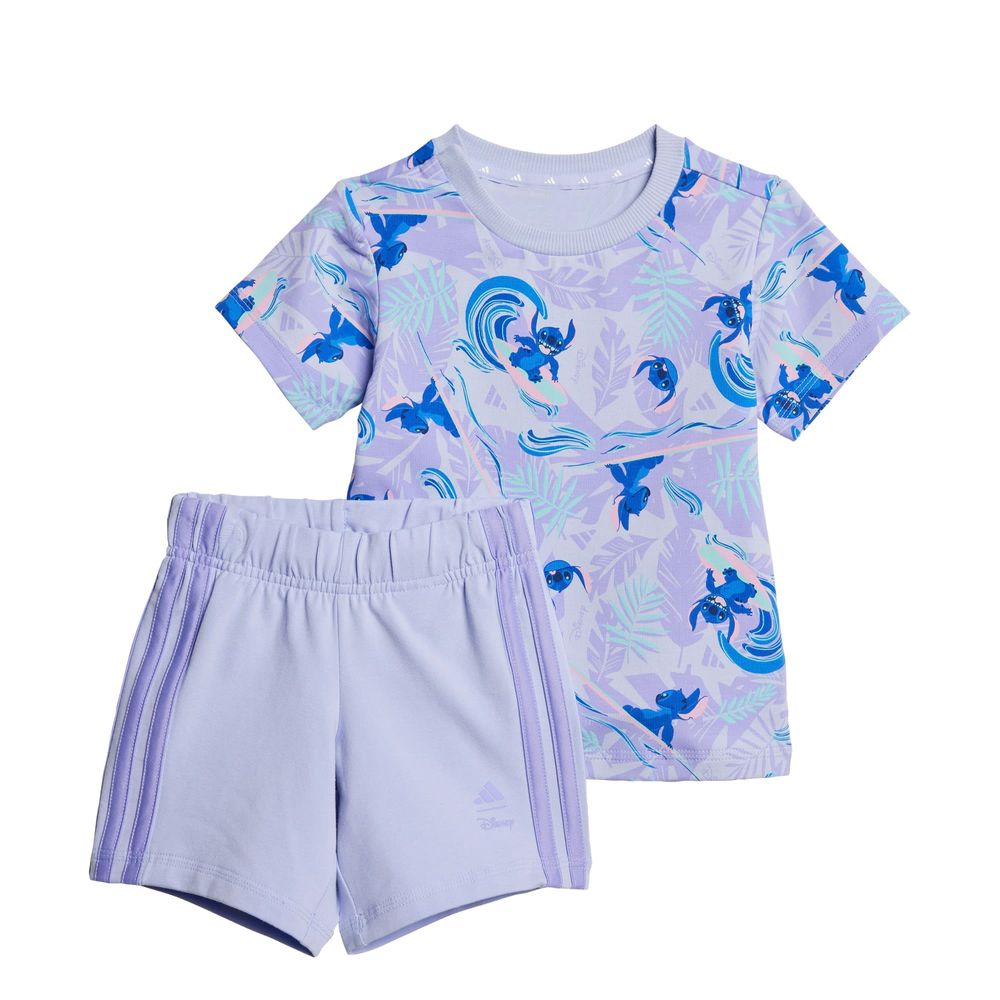 Foto 2 pulgar | I Dy Ls T Set Adidas Violeta Niños