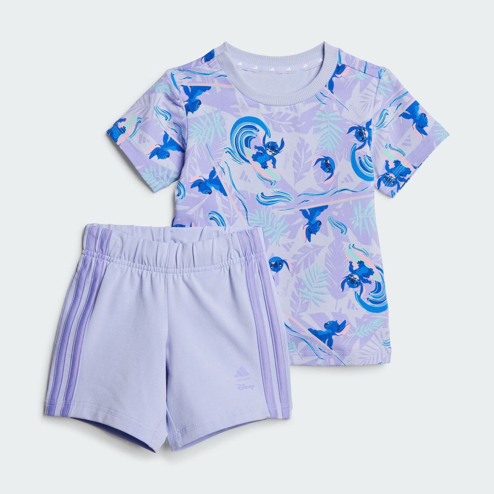 Foto 4 pulgar | I Dy Ls T Set Adidas Violeta Niños