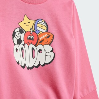 Foto 8 | I Fun Aop Jog Adidas Rosa Niños