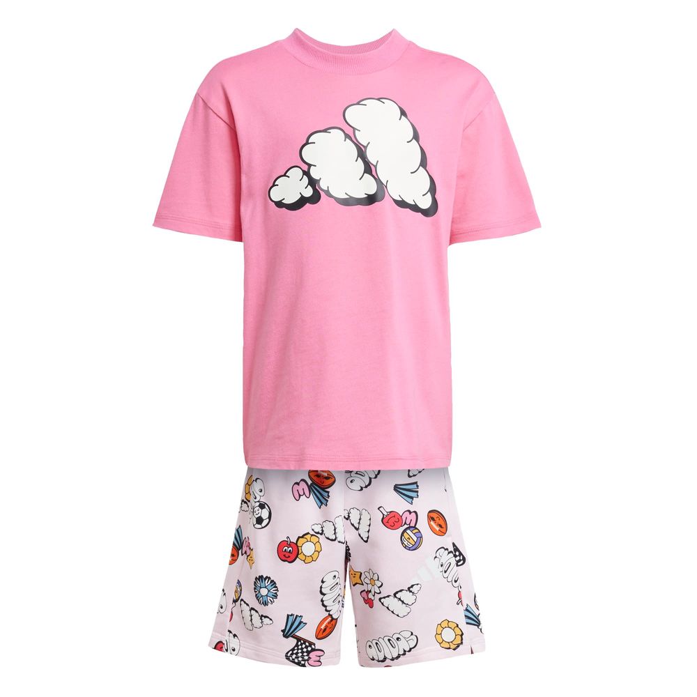 Lk Aop Set Adidas Rosa Niños