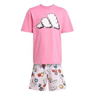 Foto 1 | Lk Aop Set Adidas Rosa Niños