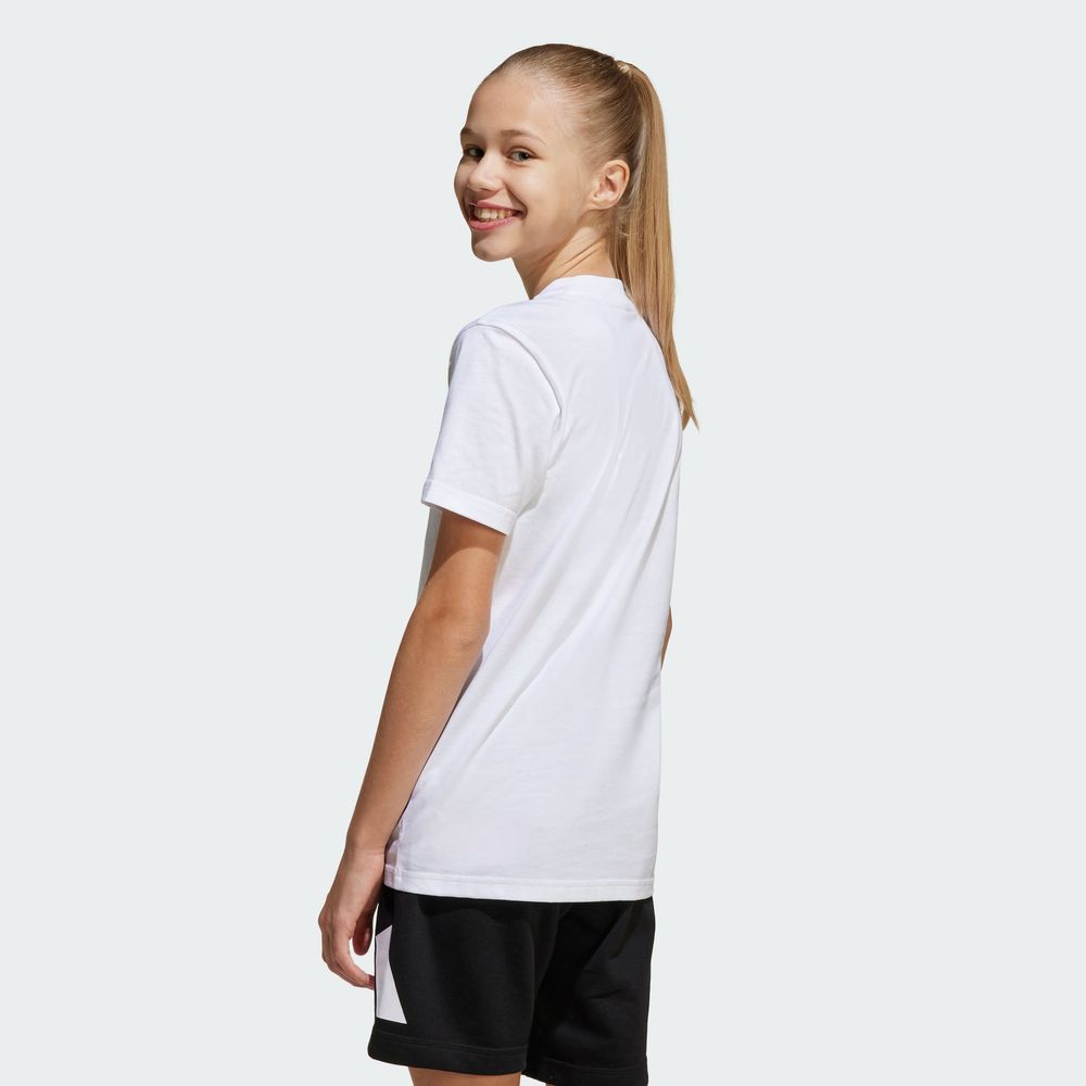 Foto 5 pulgar | Conjunto Playera Essentials Kids Adidas Blanco Niños