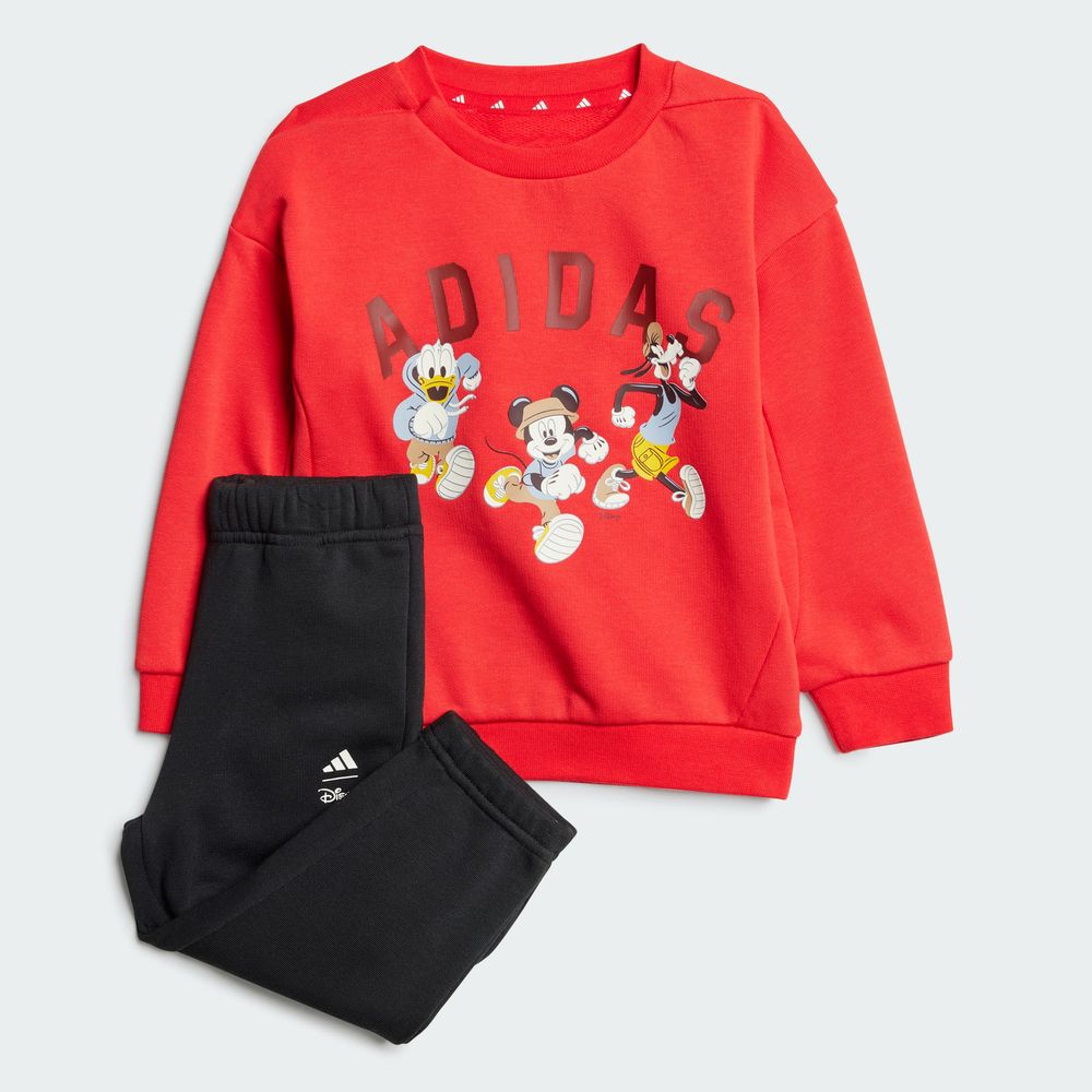Foto 4 pulgar | Conjunto Adidas X Disney Mickey Mouse (bebé) Adidas Rojo Niños