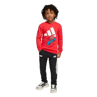 Foto 2 | Lk Mrvl Sm Jog Adidas Rojo Niños