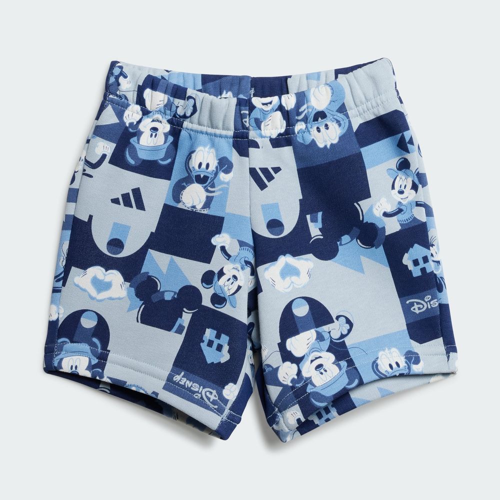 Foto 7 pulgar | Conjunto Playera Y Pants Corto Adidas X Disney Mickey Mouse (bebé) Adidas Azul Niños