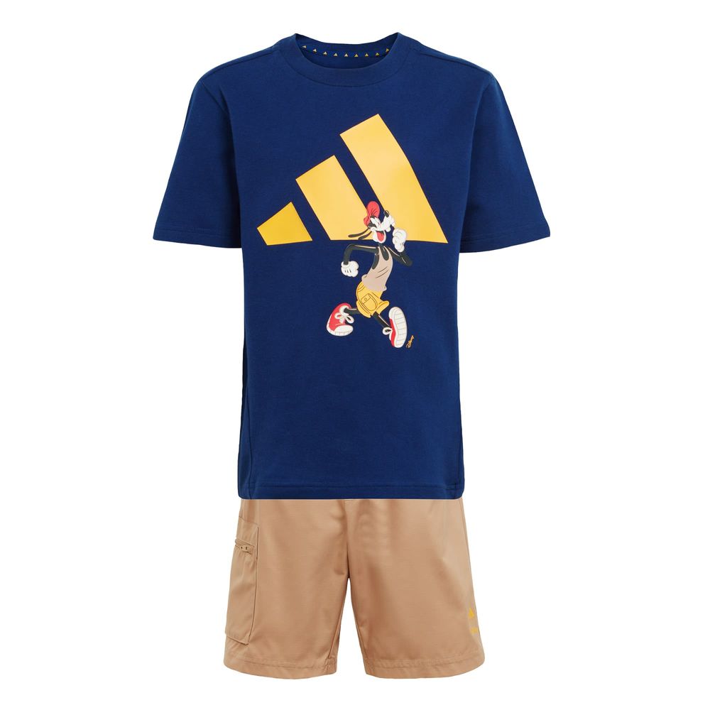 Conjunto Playera Y Pants Corto Adidas X Disney Mickey Mouse (niños) Adidas Azul Niños