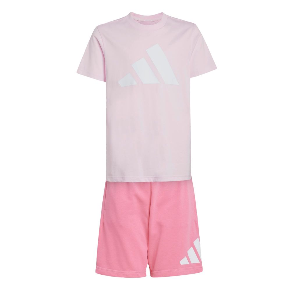Foto 2 pulgar | Conjunto Playera Essentials Kids Adidas Rosa Niños