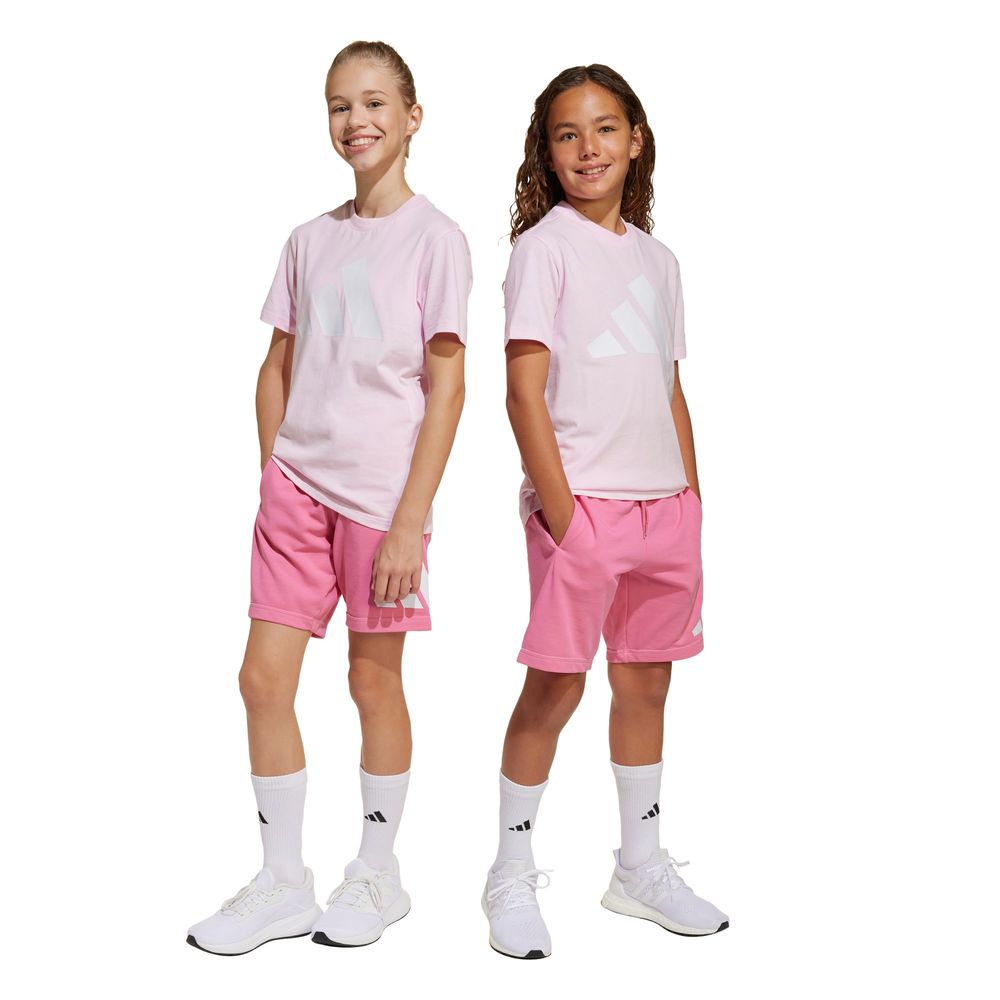 Foto 3 | Conjunto Playera Essentials Kids Adidas Rosa Niños