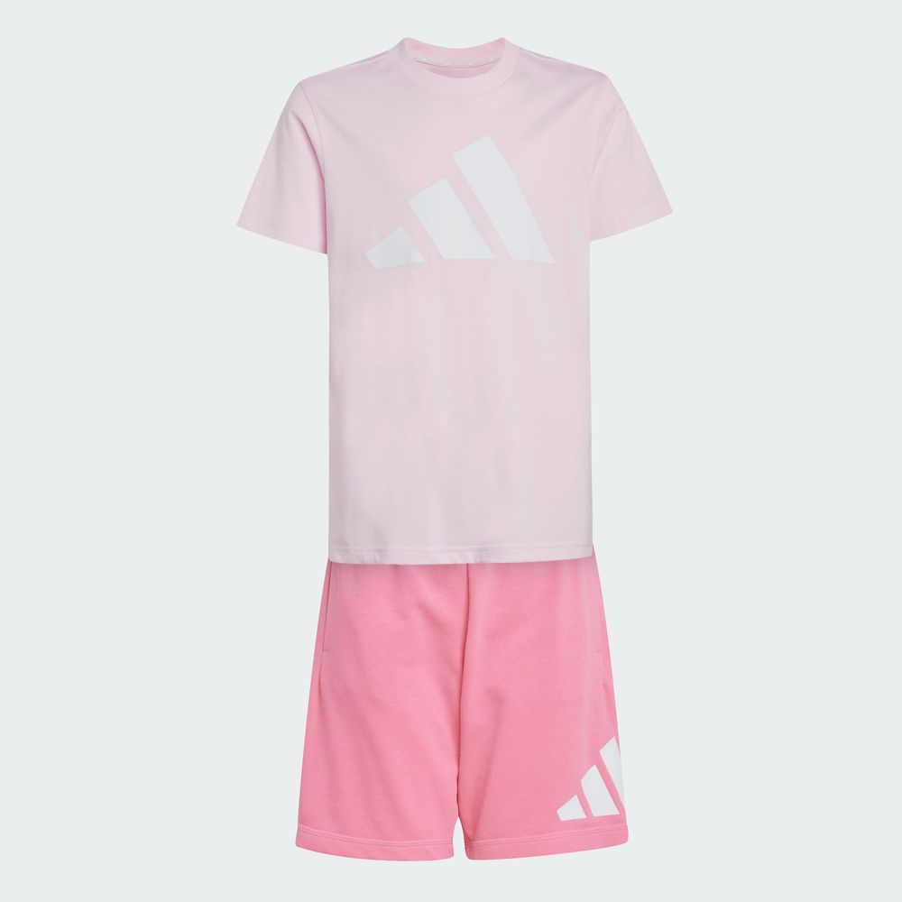 Foto 5 pulgar | Conjunto Playera Essentials Kids Adidas Rosa Niños