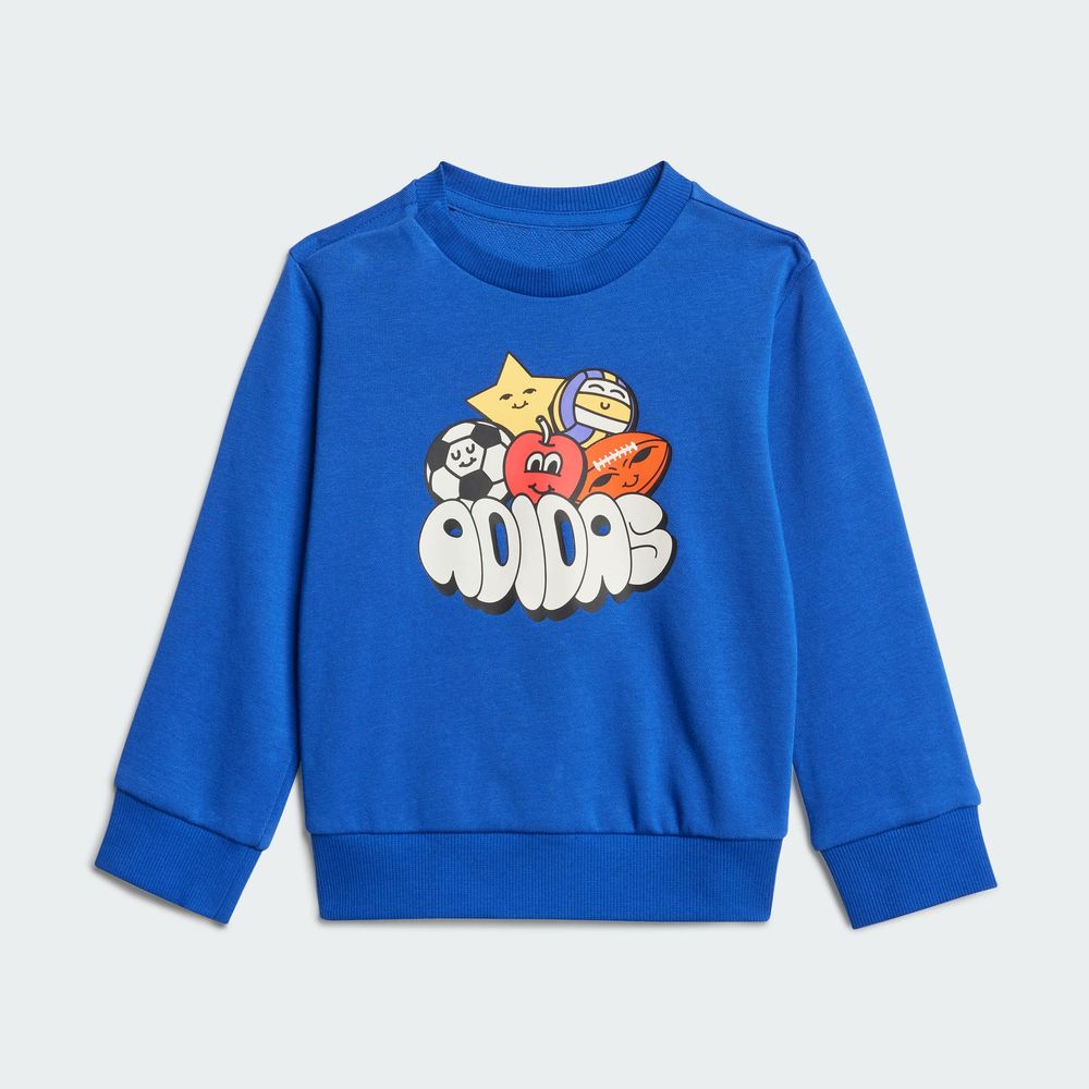 Foto 5 pulgar | I Fun Aop Jog Adidas Azul Niños