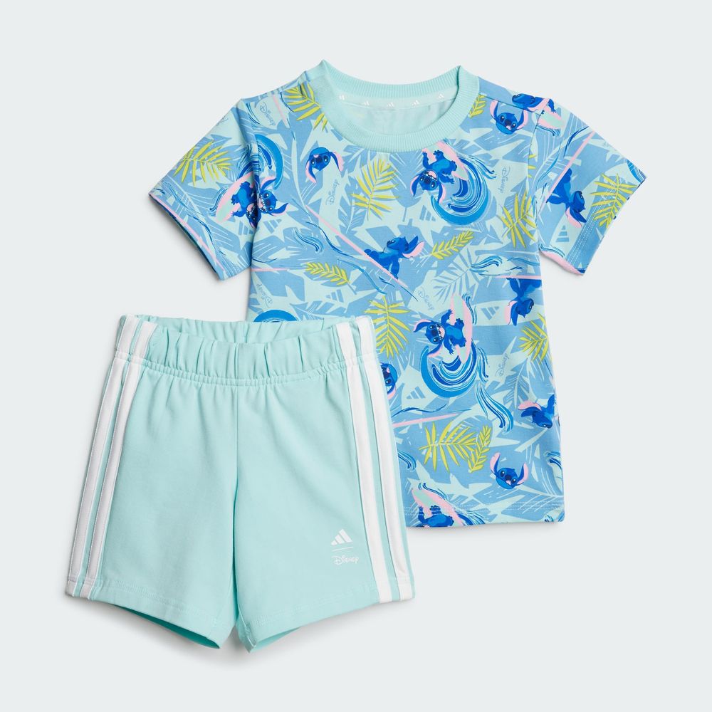 Foto 4 pulgar | I Dy Ls T Set Adidas Turquesa Niños