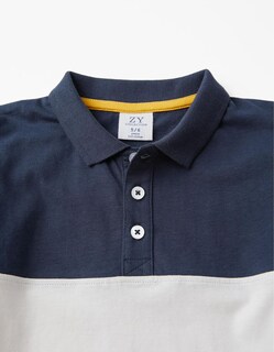 Foto 3 | Conjunto De Camiseta Tipo Polo Y Short Para Niño Zippy