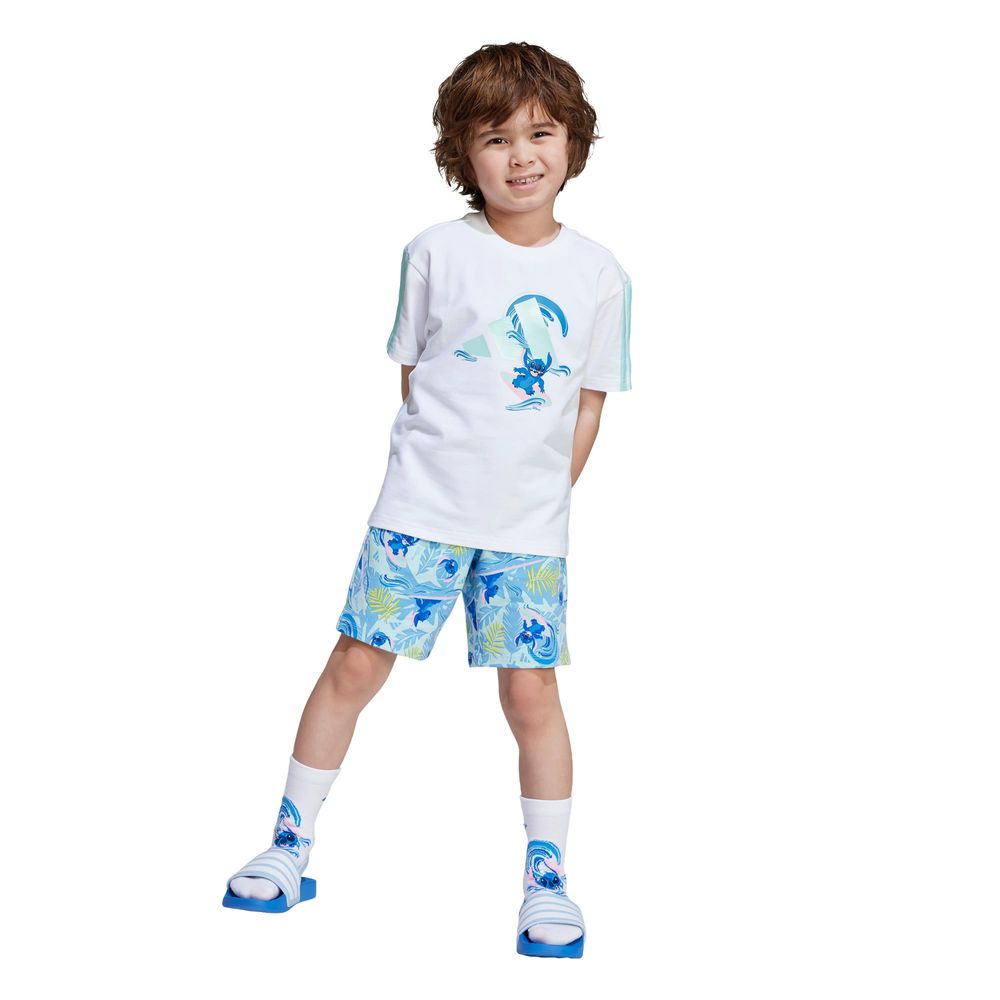 Foto 3 pulgar | Conjunto Adidas Blanco para Niños